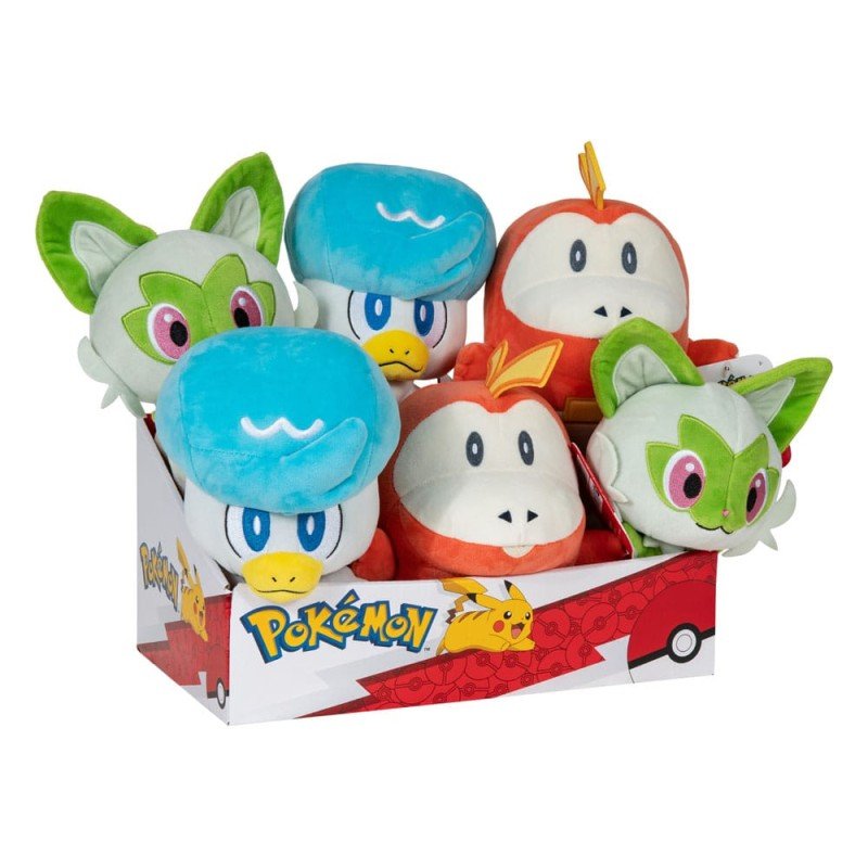 Pokémon assortiment peluches Generation IX 20 cm (6) | 5710948450458