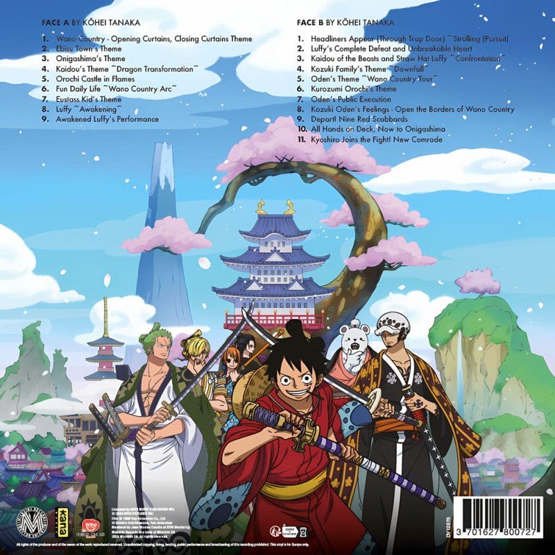 One Piece Original Soundtrack LP Vinyl Land of Wano | 3701627800727
