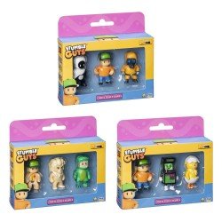 Stumble Guys : Wave 2 Boîte de 3 figurines à collectionner Assortiment 