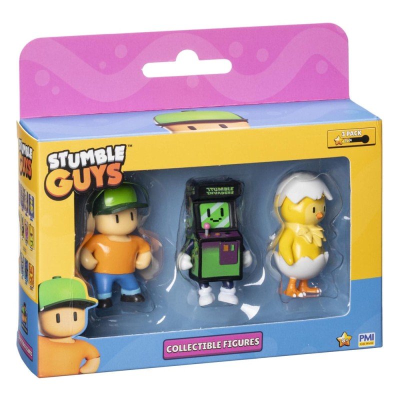 Stumble Guys : Wave 2 Boîte de 3 figurines à collectionner Assortiment | 7290120510166