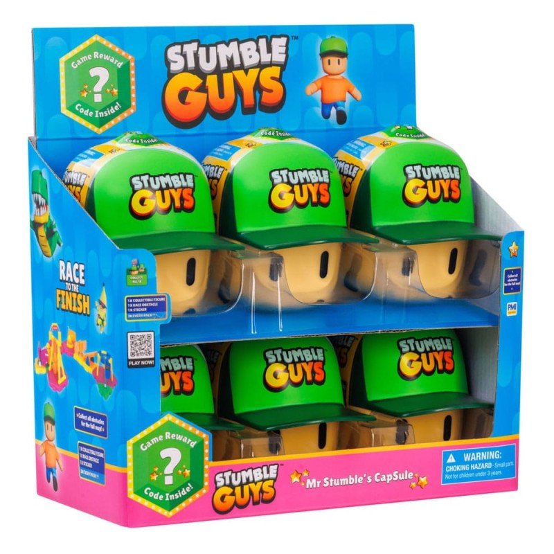 Stumble Guys Blind Cap présentoir Figurines Mr. Stumble Cap (6) | 7290120516762