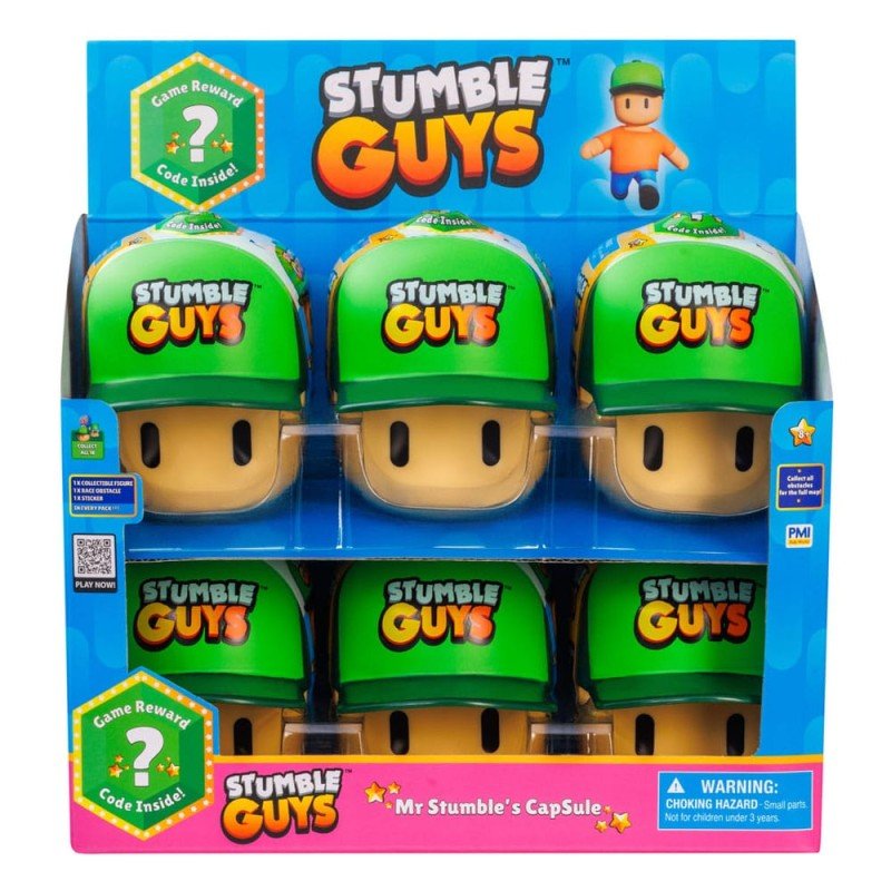 Stumble Guys Blind Cap présentoir Figurines Mr. Stumble Cap (6) | 7290120516762