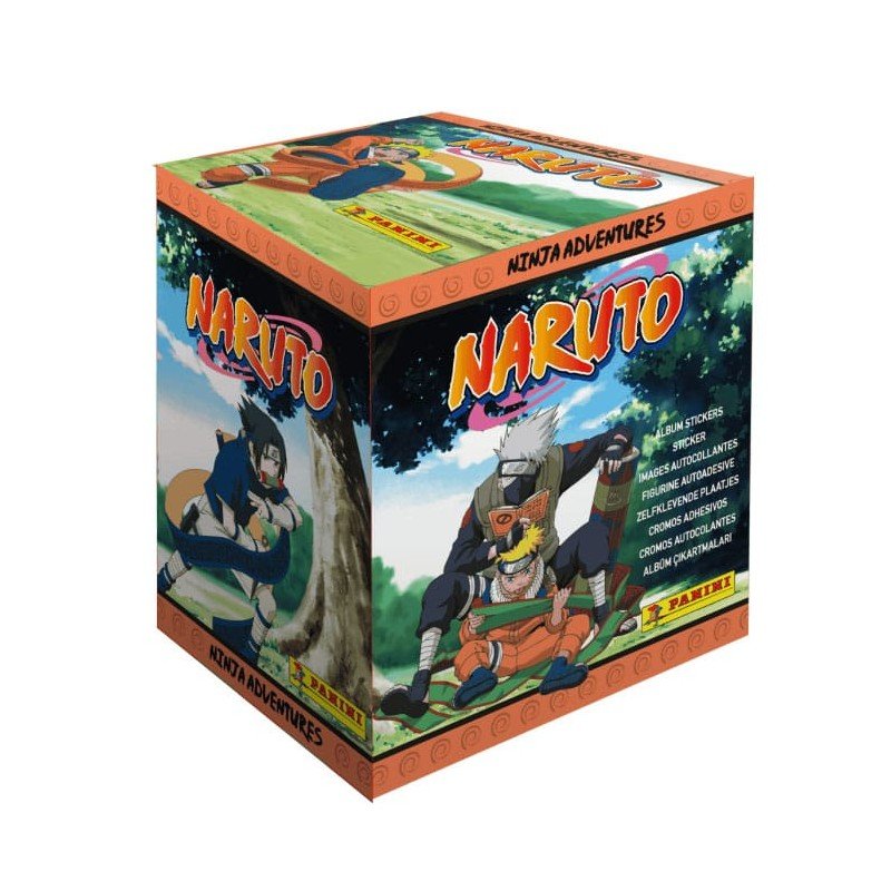 Naruto Ninja-Adventures Sticker Collection présentoir boosters (36) | 8051708019391