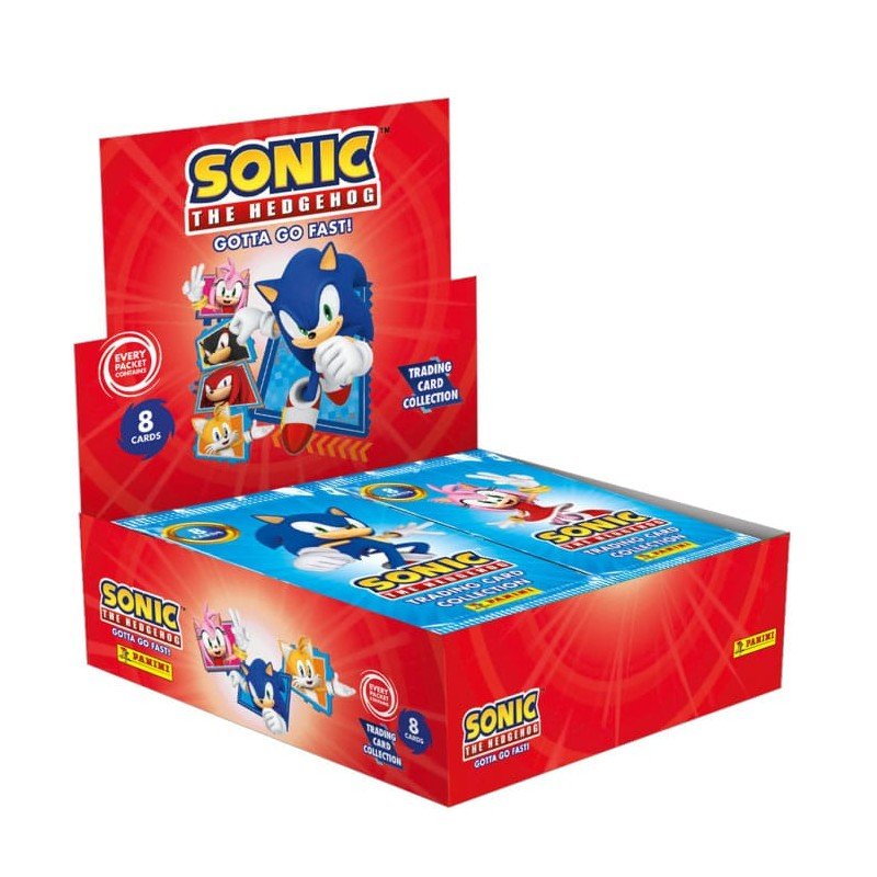 Sonic The Hedgehog - Gotta Go Fast! - cartes à collectionner présentoir Flow Packs (18) | 8051708016833