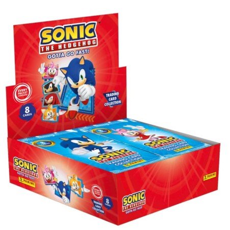 Sonic The Hedgehog - Gotta Go Fast! - cartes à collectionner présentoir Flow Packs (18) | 8051708016833