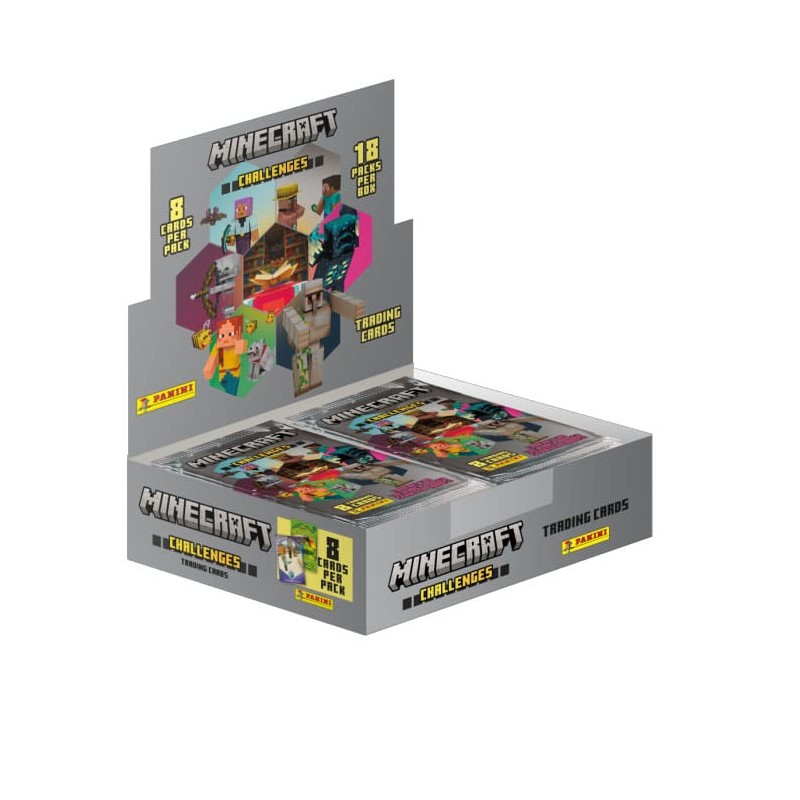 Minecraft - Challenges Trading Cards Flow Packs Display (18) | 8051708015454
