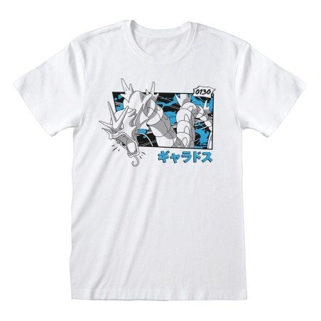 Pokémon T-Shirt Gyarados Katakana Size M | 5056811548328