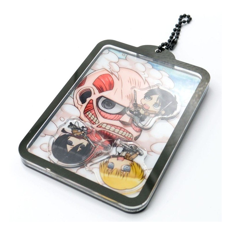 Attack on Titan porte-clés acrylique Shaker Kawaii Attack! | 6430063313115