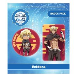 That Time I Got Reincarnated as a Slime Pin Badges 2-Pack Veldora Human Form 