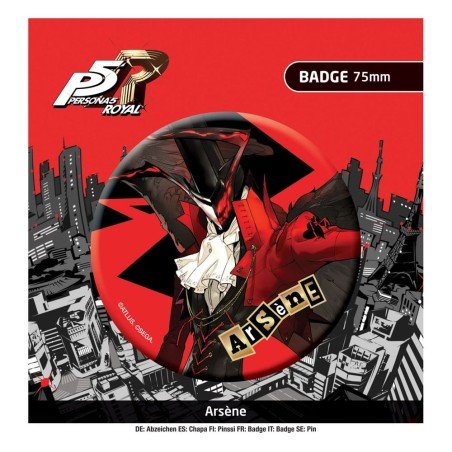 Persona 5 Royal Pin Badge Arséne | 6430063312958