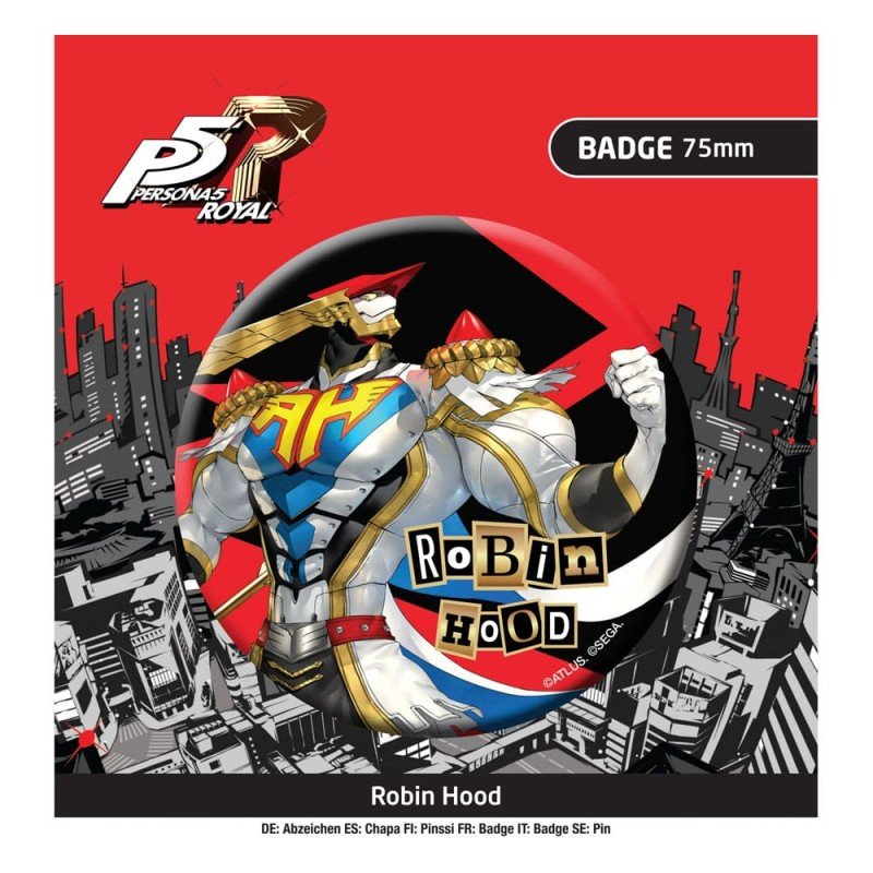 Persona 5 Royal Pin Badge Robin Hood | 6430063312965