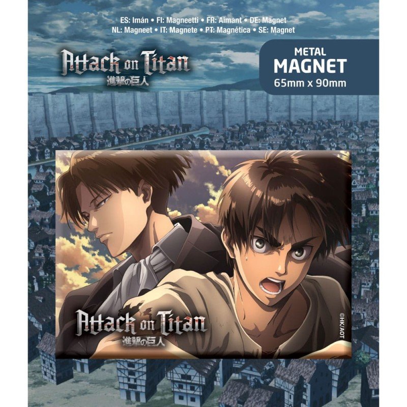 Attack on Titan aimant Eren & Levi | 6430063311265