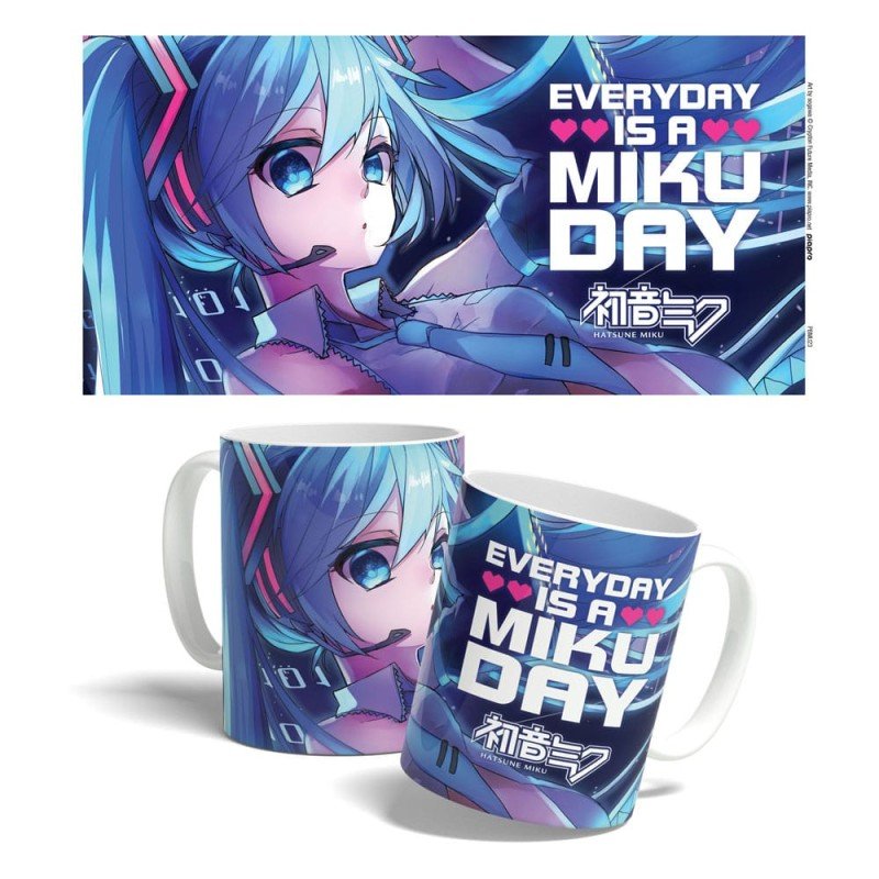 Hatsune Miku mug Everyday is a Miku Day 325 ml | 6430063313245