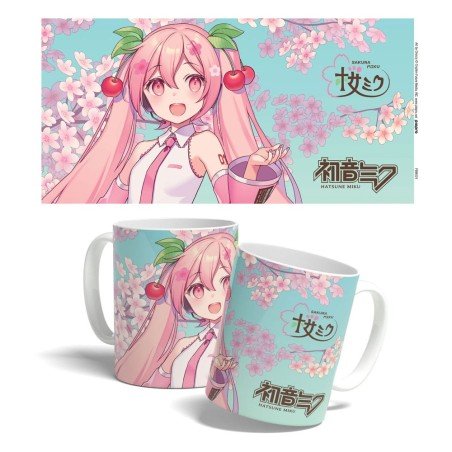 Hatsune Miku mug Sakura Miku Cherry Blossom 325 ml | 6430063313252