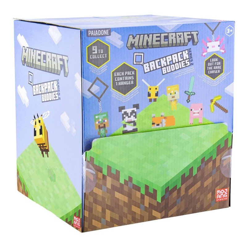Minecraft présentoir porte-clés sac à dos Mystery Bags Series 2 (24) | 5055964797843