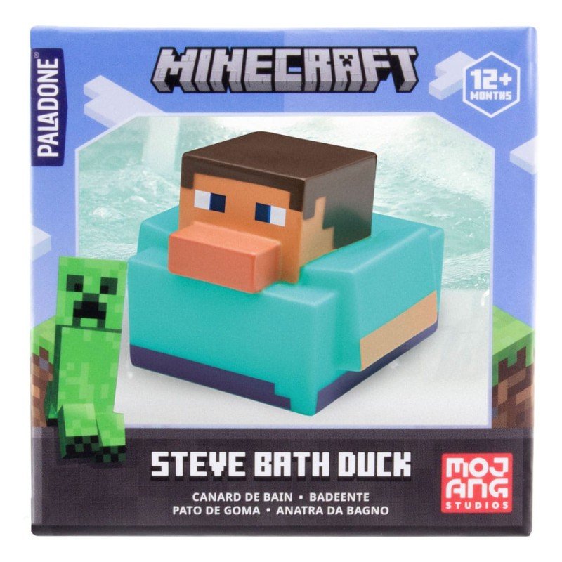 Minecraft canard de bain Steve 6 cm | 5055964797966
