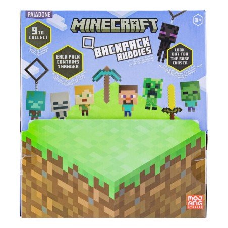Minecraft présentoir porte-clés sac à dos Mystery Bags Series 4 (24) | 5056577702415