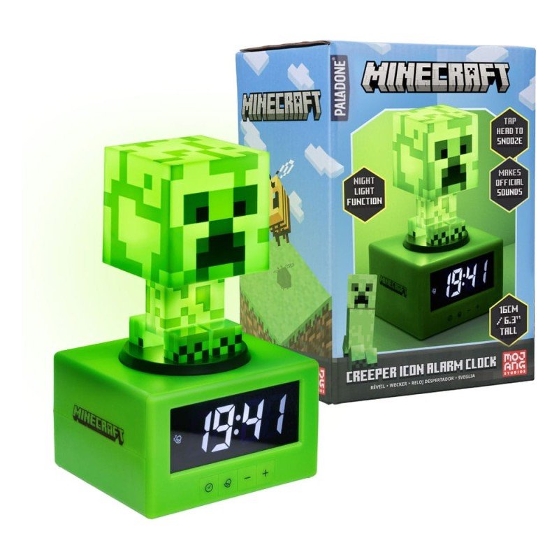 Minecraft: Creeper Icon Alarm Clock | 5056577711165
