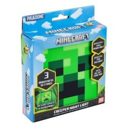 Minecraft veilleuse Creeper 10 cm | 5056577711455