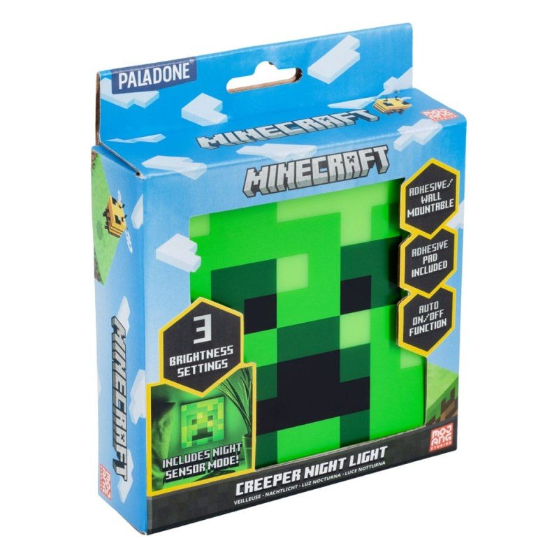 Minecraft veilleuse Creeper 10 cm | 5056577711455