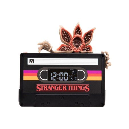 Stranger Things 5 Alarme Clock Demogorgon Cassette 15 cm | 5056577730326