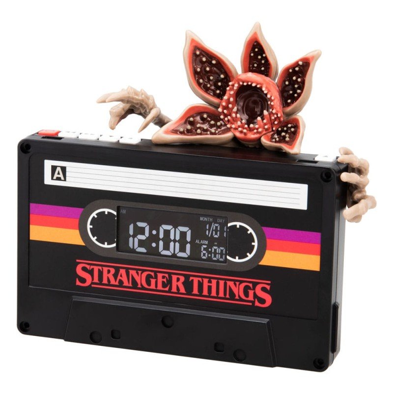 Stranger Things 5 Alarme Clock Demogorgon Cassette 15 cm | 5056577730326