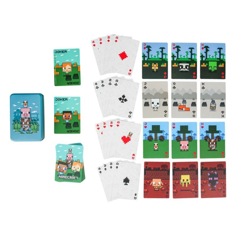 Minecraft jeu de cartes à jouer Animals | 5056577736816