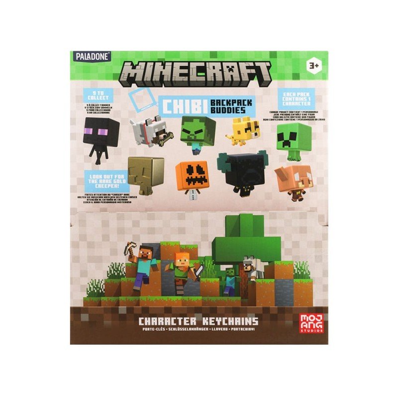 Minecraft présentoir porte-clés sac à dos Mystery Bags Series 3 (24) | 5056577741575