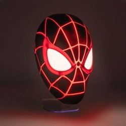 Spider-Man 3D LED Light Miles Morales Mask | 5056577751369