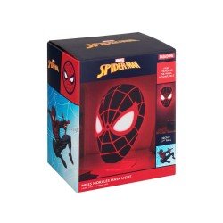 Spider-Man 3D LED Light Miles Morales Mask | 5056577751369