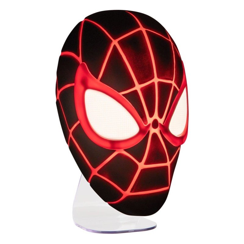 Spider-Man 3D LED Light Miles Morales Mask | 5056577751369
