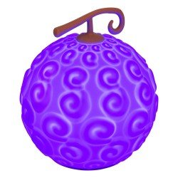 One Piece lampe Squishy Glo Gum Gum Fruit 15 cm | 5056577751529
