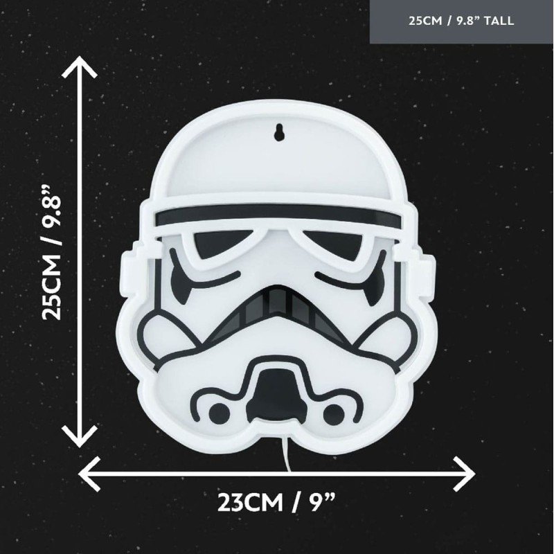 Star Wars LED Wall Lamp Light Stormtrooper Neon | 5056577751727