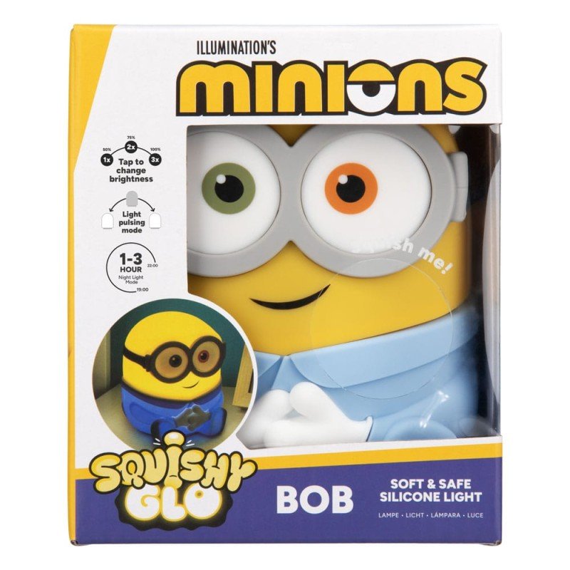 Minions Squishy Glo Silicon Light Bob 15 cm | 5056577754377