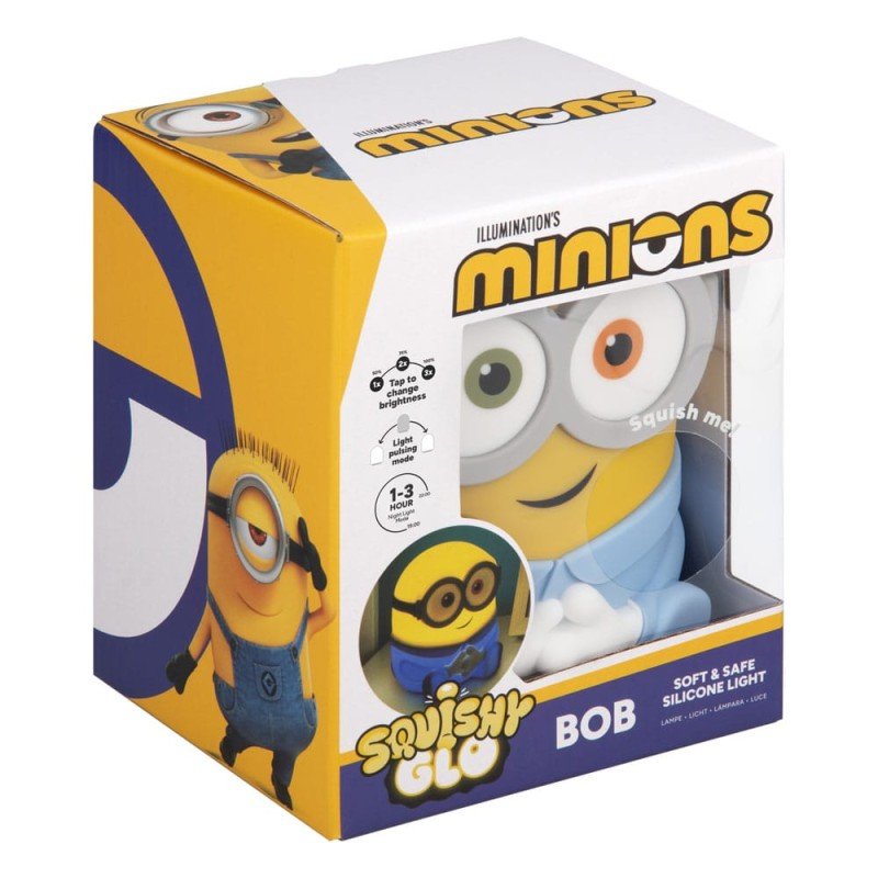 Minions Squishy Glo Silicon Light Bob 15 cm | 5056577754377