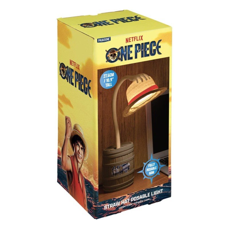 One Piece Posable Desk Light Straw Hat 28 cm | 5056577754384