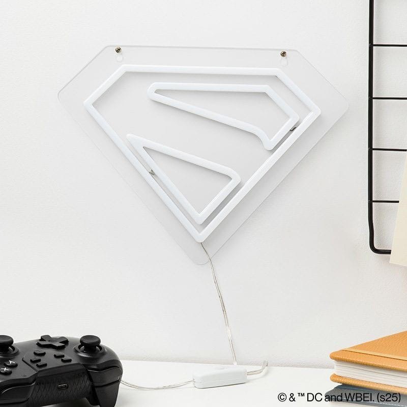 DC Comics LED Wall Lamp Light Superman Neon | 5056577754476