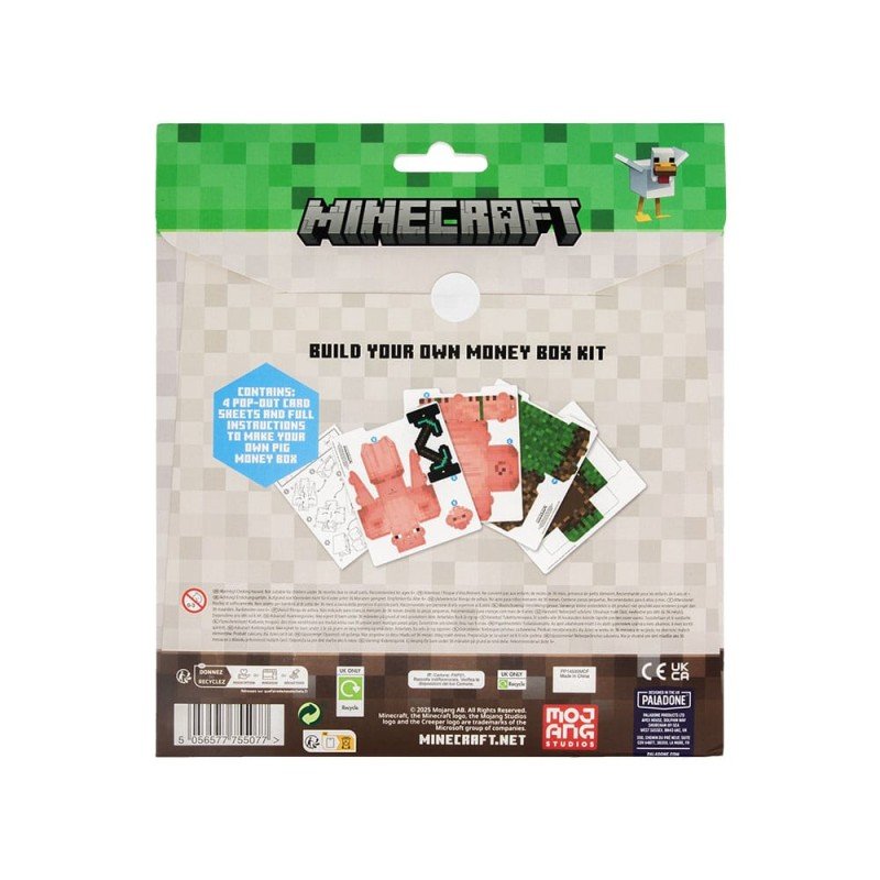 Minecraft tirelire Build Your Own Pig | 5056577755077