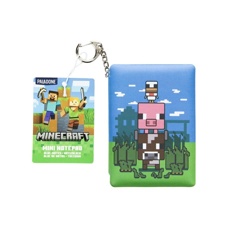 Minecraft porte-clés Puffy Notepad | 5056577755374