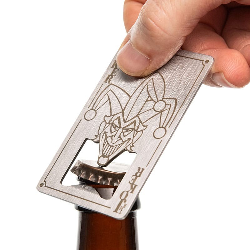 DC Comics Bottle Opener Joker Playing Card 8 cm | 5056577756029