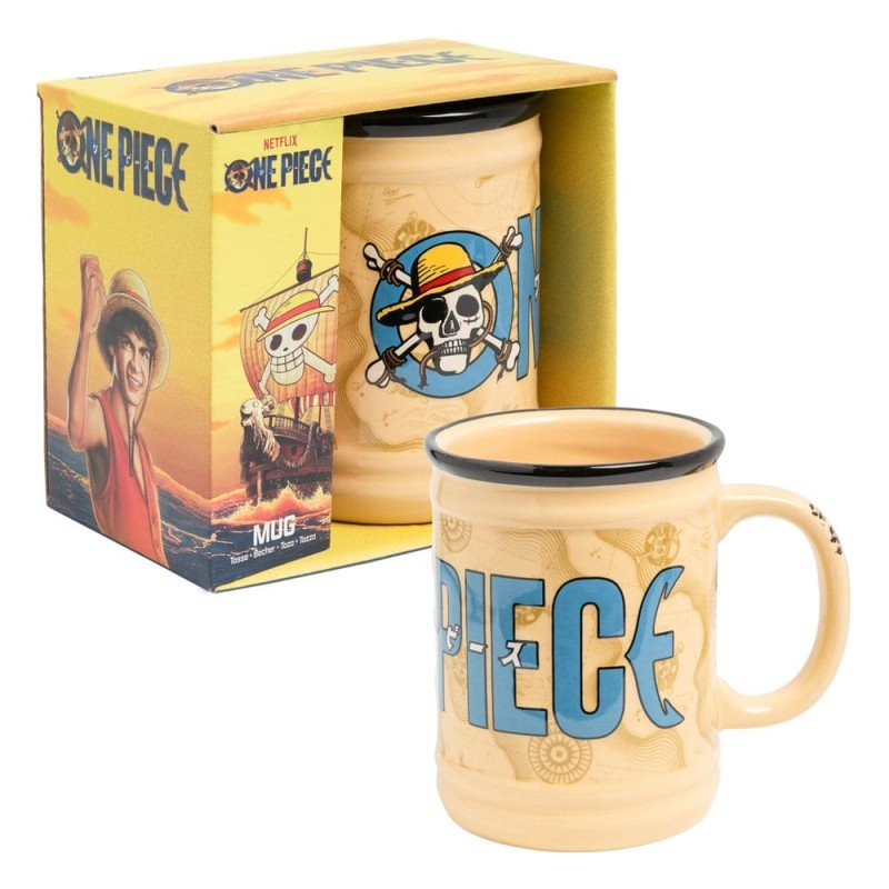 One Piece mug Shaped Jolly Roger | 5056577756302