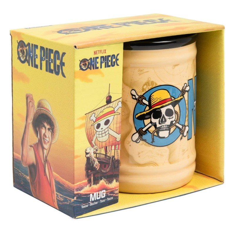 One Piece mug Shaped Jolly Roger | 5056577756302