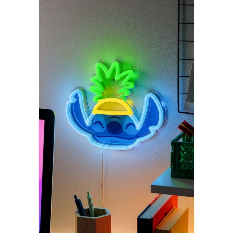 Lilo & Stitch ampe murale LED Neon | 5056577756906