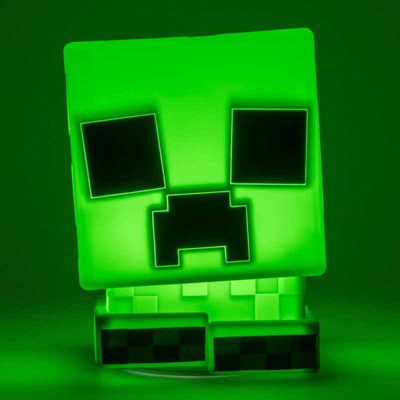Minecraft lampe Squishy Glo Creeper 15 cm | 5056577757651