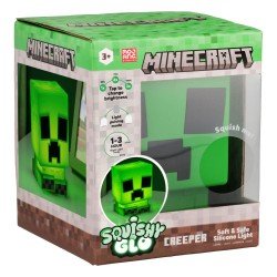 Minecraft lampe Squishy Glo Creeper 15 cm | 5056577757651
