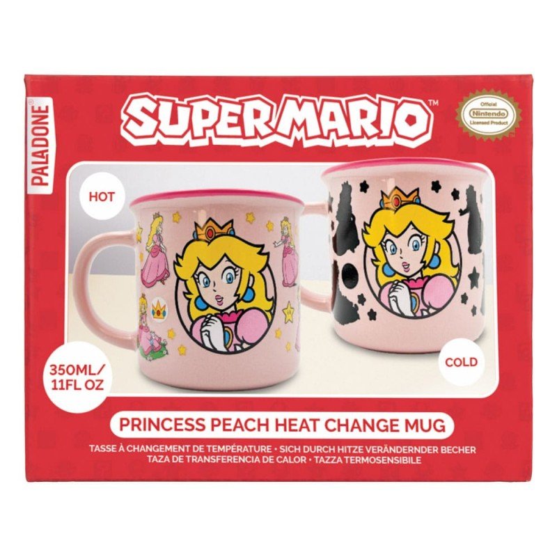 Super Mario mug effet thermique Princess Peach | 5056577758252