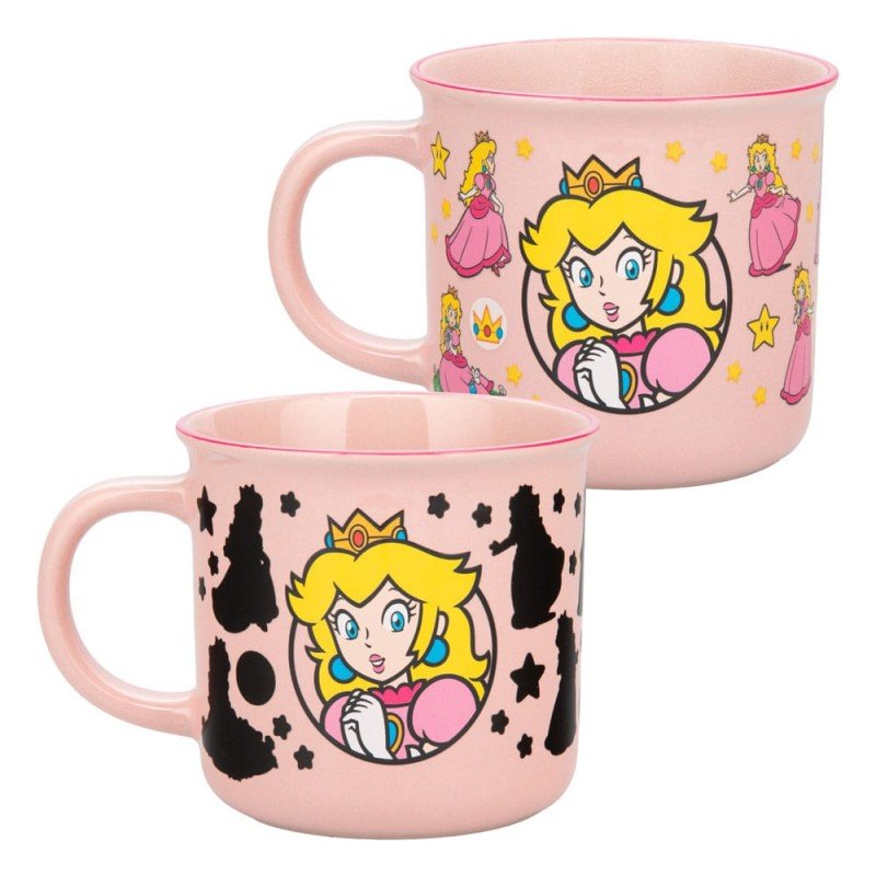 Super Mario mug effet thermique Princess Peach | 5056577758252