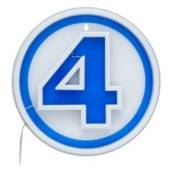 Fantastic Four LED Wall Lamp Light Logo Neon 
