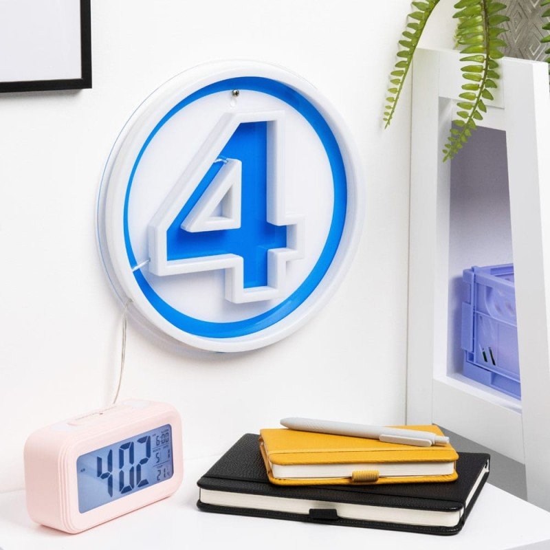 Fantastic Four LED Wall Lamp Light Logo Neon | 5056577758672