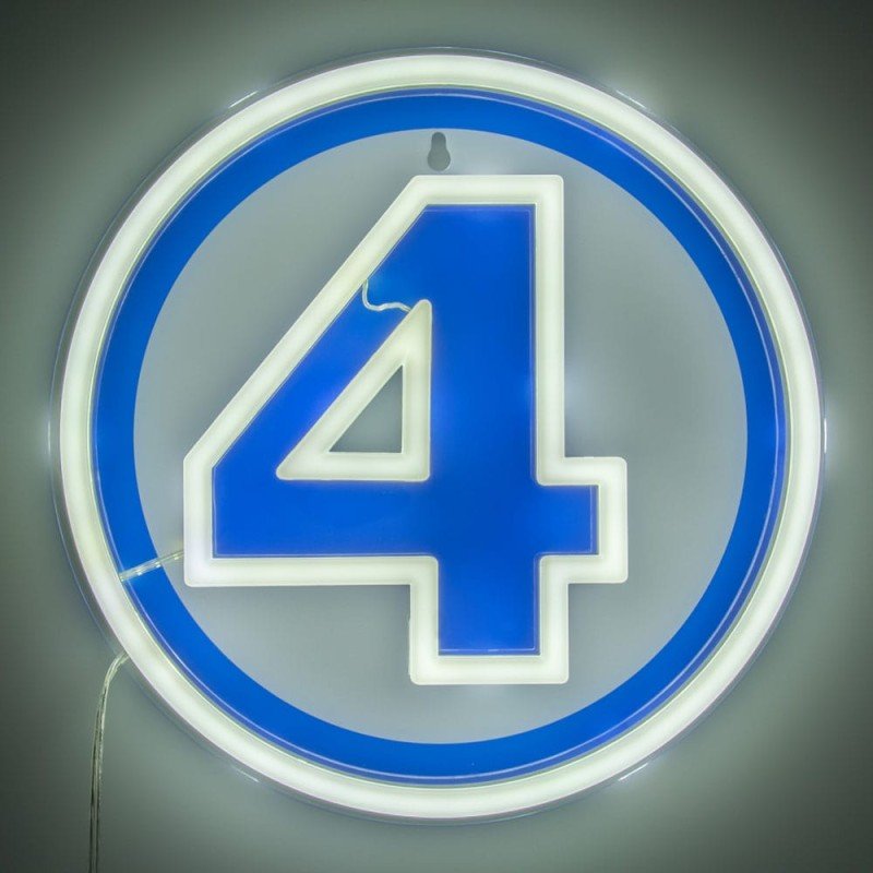Fantastic Four LED Wall Lamp Light Logo Neon | 5056577758672